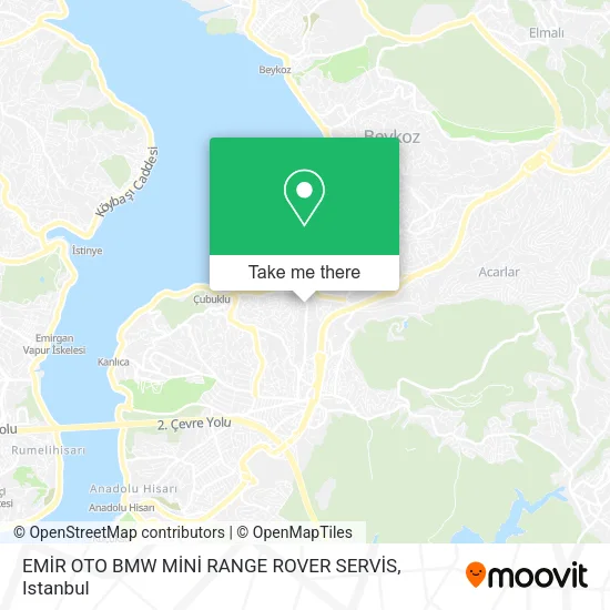 EMİR OTO BMW MİNİ RANGE ROVER SERVİS map