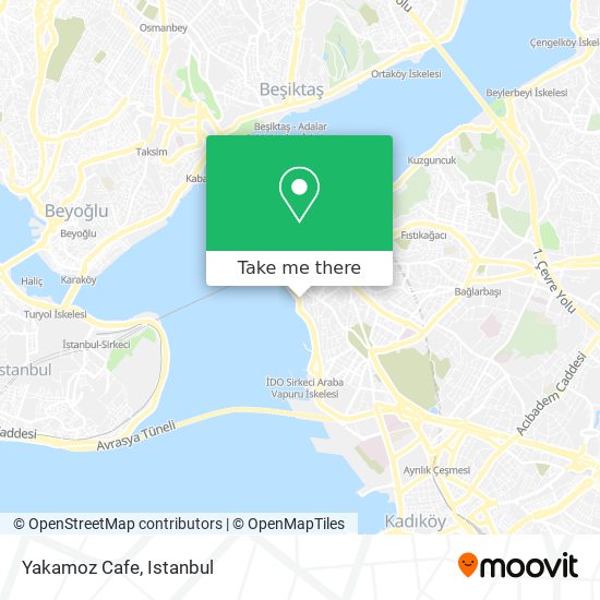 Yakamoz Cafe map