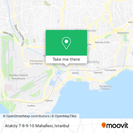 Ataköy 7-8-9-10 Mahallesi map