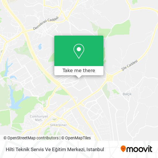 Hilti Teknik Servis Ve Eğitim Merkezi map