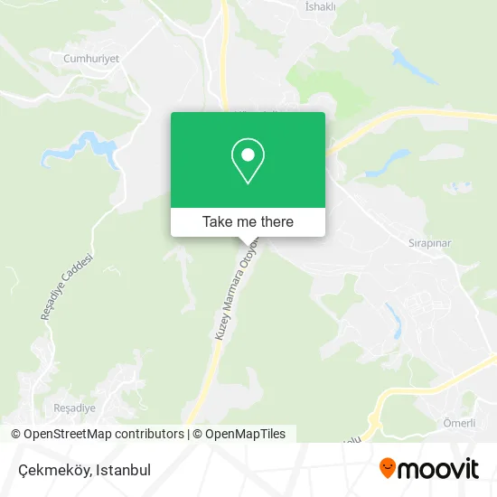 Çekmeköy map