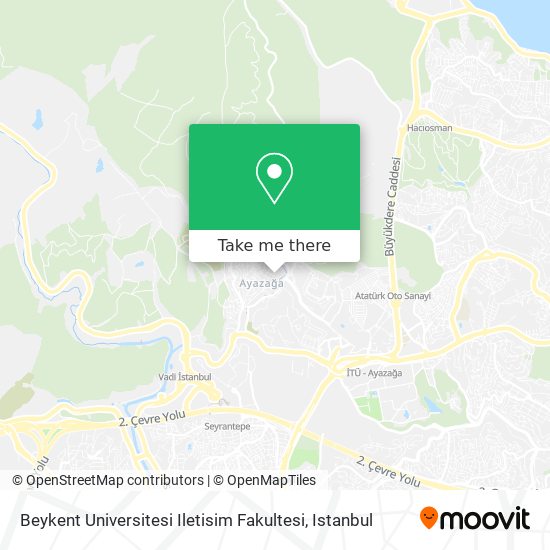 Beykent Universitesi Iletisim Fakultesi map