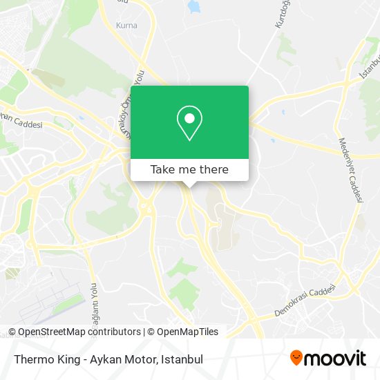 how to get to thermo king aykan motor in tuzla by bus