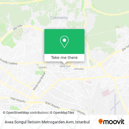 Avea Songul  İletisim Metrogarden Avm map