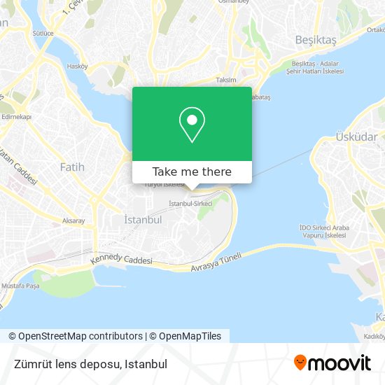 Zümrüt lens deposu map