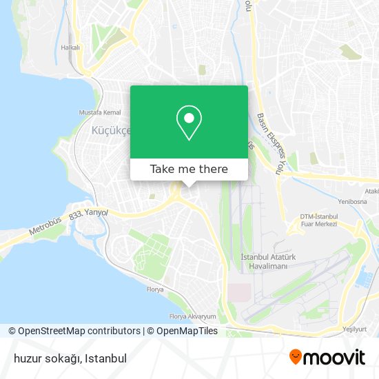huzur sokağı map