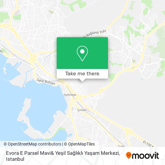Evora E Parsel Mavi& Yeşil Sağlıklı Yaşam Merkezi map