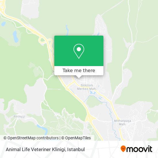 Animal Life Veteriner Klinigi map