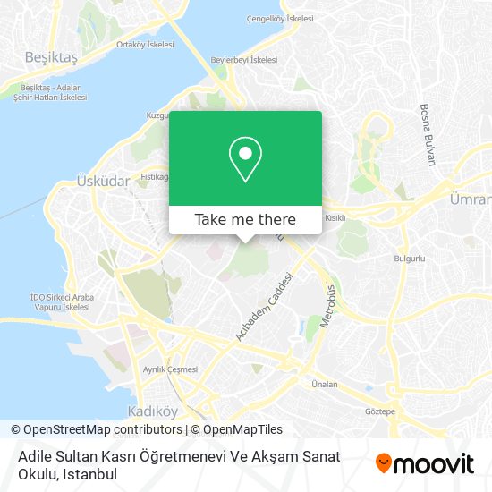 Adile Sultan Kasrı Öğretmenevi Ve Akşam Sanat Okulu map