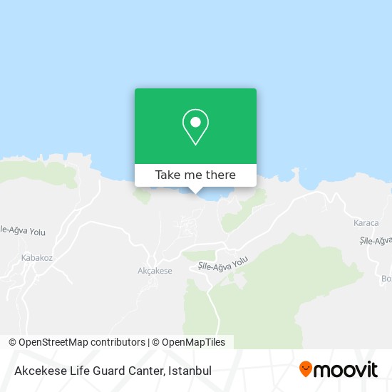 Akcekese Life Guard Canter map