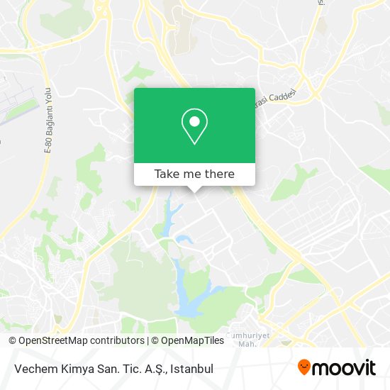 Vechem Kimya San. Tic. A.Ş. map