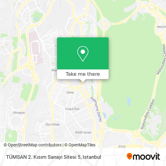 TÜMSAN 2. Kısım Sanayi Sitesi 5 map
