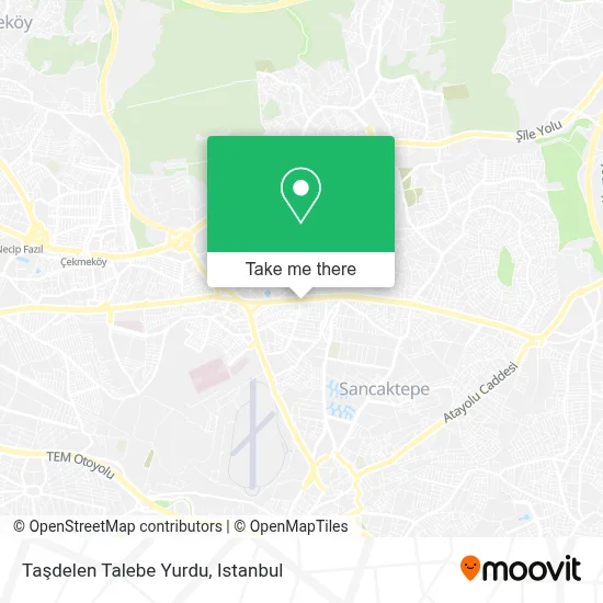 Taşdelen Talebe Yurdu map