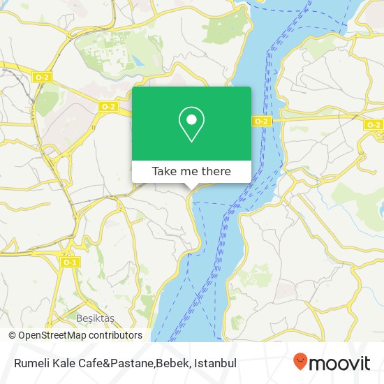 Rumeli Kale Cafe&Pastane,Bebek map