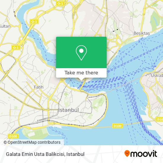 Galata Emin Usta Balikcisi map