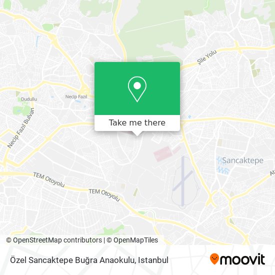Özel Sancaktepe Buğra Anaokulu map