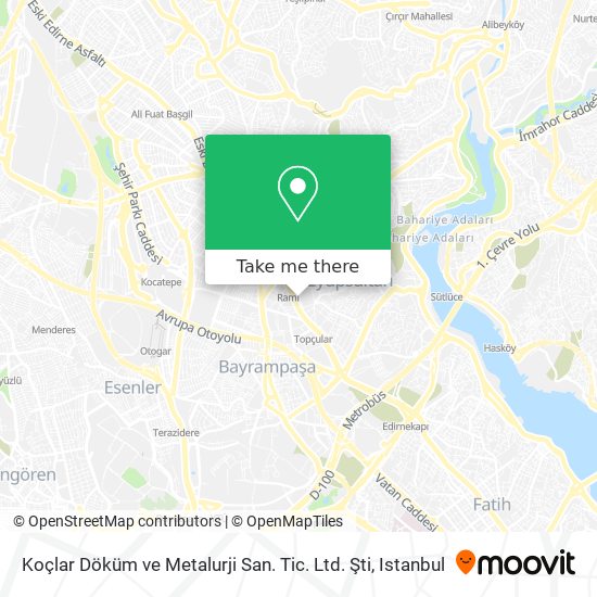 Koçlar Döküm ve Metalurji San. Tic. Ltd. Şti map