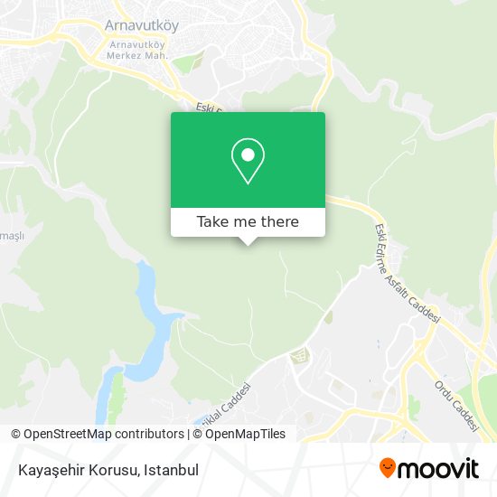Kayaşehir Korusu map