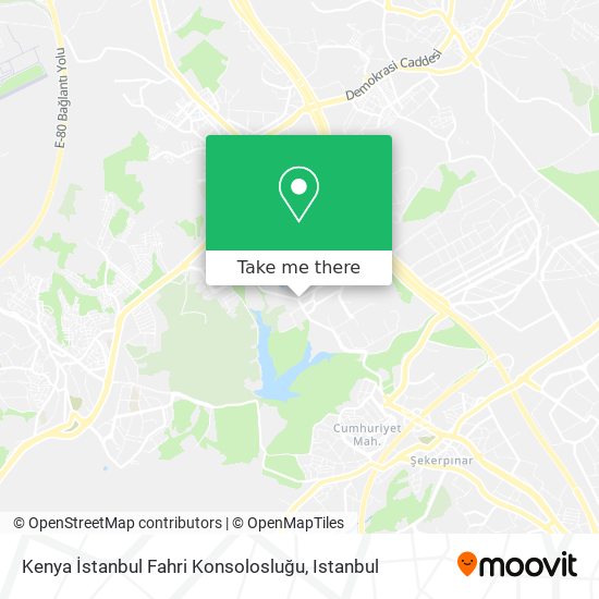 Kenya İstanbul Fahri Konsolosluğu map