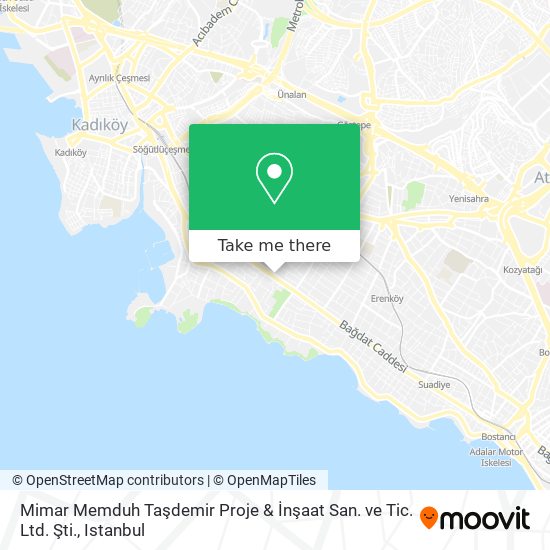Mimar Memduh Taşdemir Proje & İnşaat San. ve Tic. Ltd. Şti. map