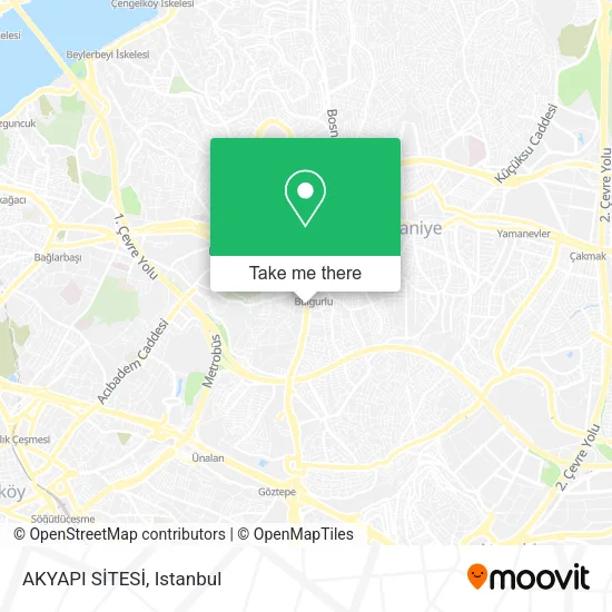 AKYAPI SİTESİ map