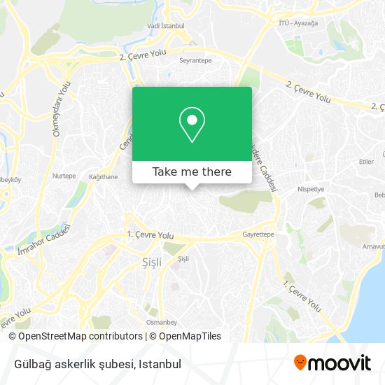 Gülbağ askerlik şubesi map