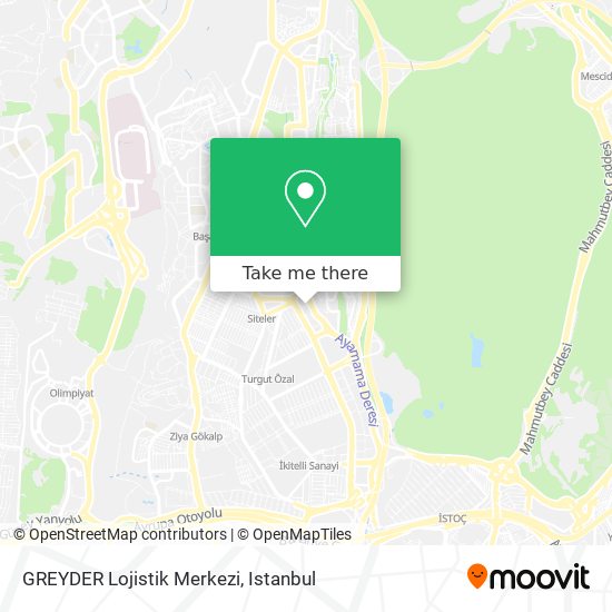 GREYDER Lojistik Merkezi map
