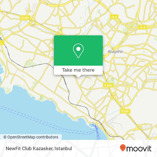 NewFit Club Kazasker map