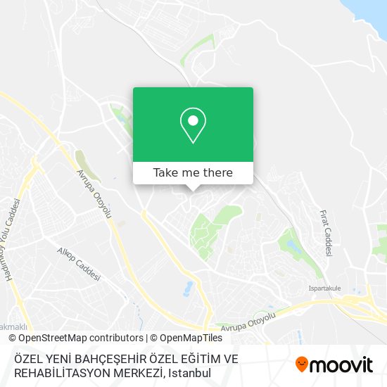 ÖZEL YENİ BAHÇEŞEHİR ÖZEL EĞİTİM VE REHABİLİTASYON MERKEZİ map