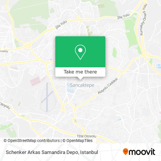 Schenker Arkas Samandira Depo map