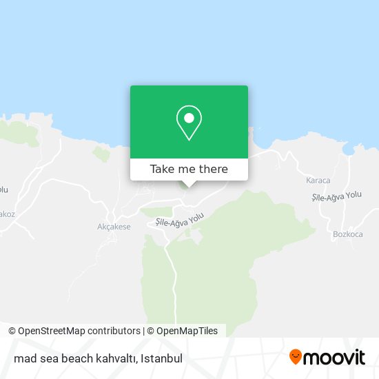 mad sea beach kahvaltı map