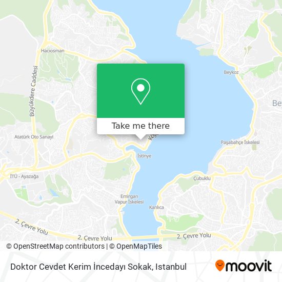Doktor Cevdet Kerim İncedayı Sokak map
