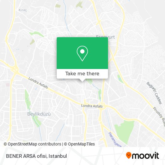 BENER ARSA ofisi map