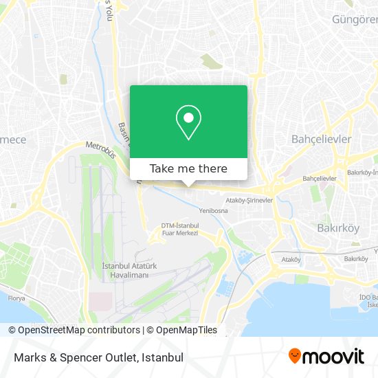 Marks & Spencer Outlet map