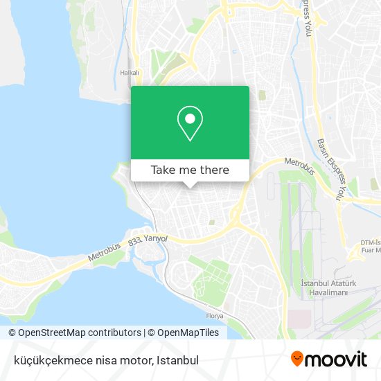 küçükçekmece nisa motor map