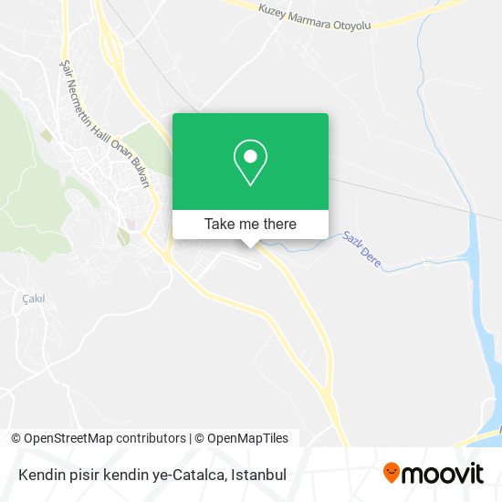 Kendin pisir kendin ye-Catalca map