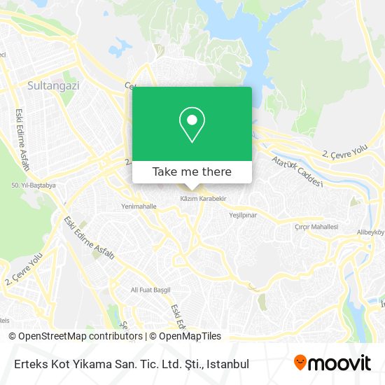 Erteks Kot Yikama San. Tic. Ltd. Şti. map