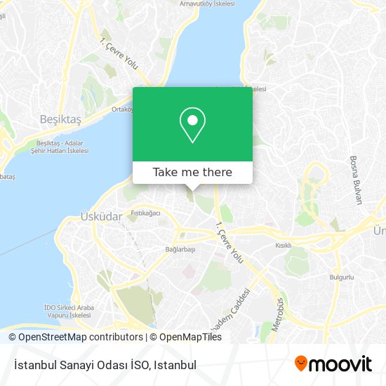 İstanbul Sanayi Odası İSO map