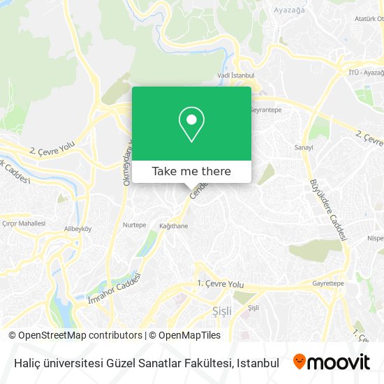 Haliç üniversitesi Güzel Sanatlar Fakültesi map