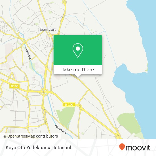 Kaya Oto Yedekparça map