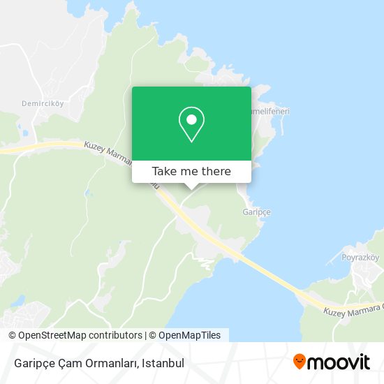 Garipçe Çam Ormanları map