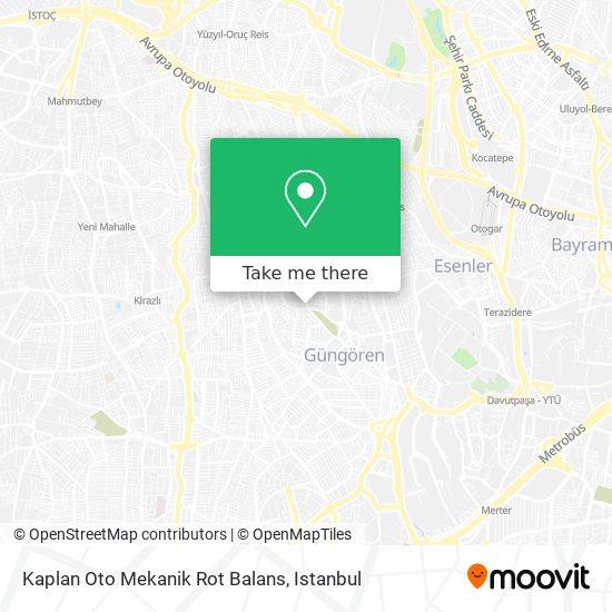 Kaplan Oto Mekanik Rot  Balans map