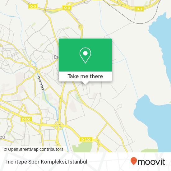 Incirtepe Spor Kompleksi map