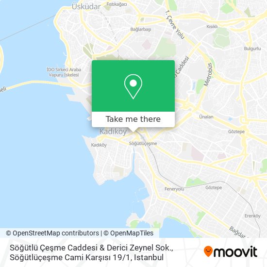 Söğütlü Çeşme Caddesi & Derici Zeynel Sok., Söğütlüçeşme Cami Karşısı 19 / 1 map