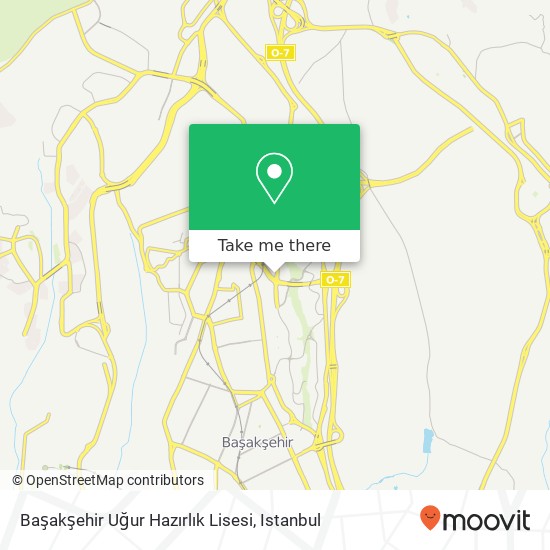 Başakşehir Uğur Hazırlık Lisesi map