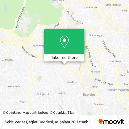Şehit Vedat Çağlar Caddesi, Atışalanı 20 map
