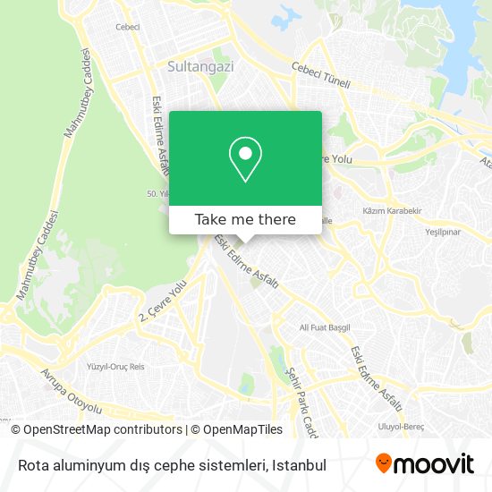 Rota aluminyum dış cephe sistemleri map