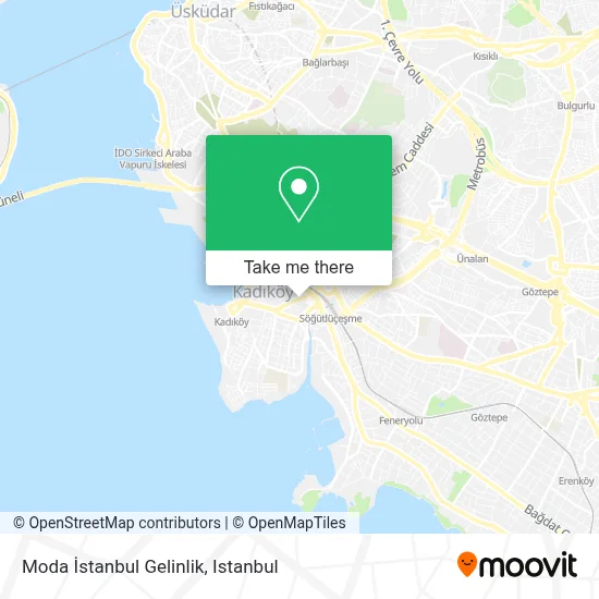 Moda İstanbul Gelinlik map