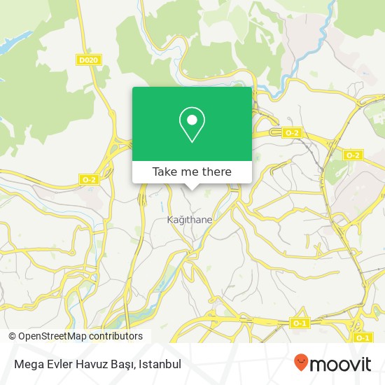 Mega Evler Havuz Başı map