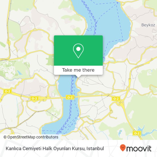 Kanlıca Cemiyeti Halk Oyunları Kursu map